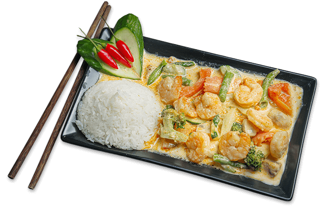 Produktbild Red Curry Großgarnelen