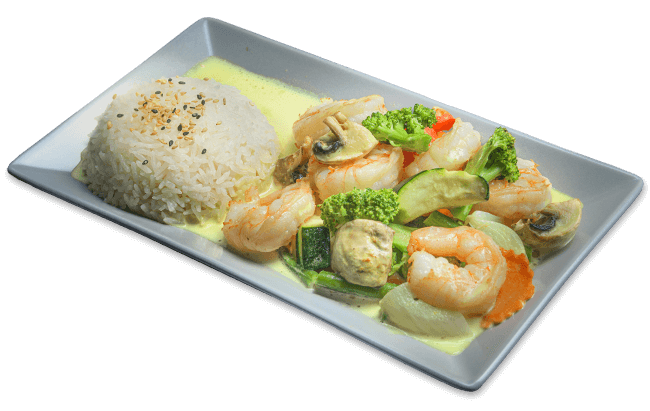 Produktbild Yellow Curry Großgarnelen